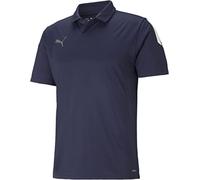 PUMA Teamliga Sideline Herren-Polo-Shirt, Peacoat weiß, Mittel