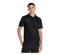 Puma Herren Teamliga Sideline Polo Shirt, Puma Black-Puma White, L EU