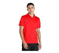 PUMA Herren Teamliga Sideline Polo Shirt, Rot, L