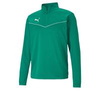 Puma Herren Trainingstop teamRISE 1/4 Zip Top 657394-05 S Pepper Green-Puma White