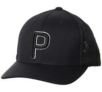 PUMA Herren, Trucker P 110 Cap Cap, Schwarz, Einheitsgröße