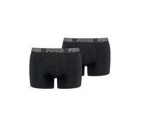 PUMA Boxer Trunk Boxershorts Men Herren Everyday Unterhose Pant Unterwäsche 2er Pack, Farbe:230 - Black/Black, Bekleidungsgröße:L