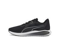 PUMA Herren Twitch Runner Sneaker, Schwarz/Weiß, 44.5 EU
