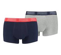 Puma 2-er Set Basic Trunks Blau & Grau