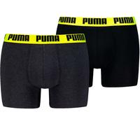 PUMA Trunks mit Label-Detail im 2er-Pack in Dunkelgrau, Größe S