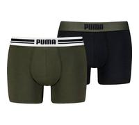 PUMA Herren Unterhose EVERYDAY PLACED LOGO BOXER 2P (701226763) L FOREST NIGHT