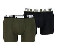 PUMA Boxer Boxershorts Men Herren Everyday Unterhose Unterwäsche 2er Pack, Farbe:Forest Night, Bekleidungsgröße:M