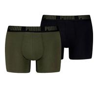 PUMA Herren Unterhose MEN EVERYDAY BASIC BOXER 2P (701226387) M FOREST NIGHT TONAL