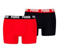 PUMA Herren Boxer Boxershorts Shorts Unterhosen Comfort Stretch 2er Pack, Wäschegröße:2XL, Artikel:-011 red/Black