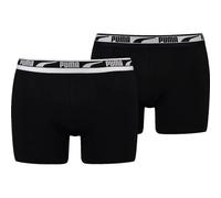 PUMA Herren Unterhose MEN MULTI LOGO BOXER 2P (701221416) S black