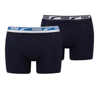 PUMA Herren Multi Logo Boxer, Peacoat, S (2er Pack)