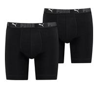 PUMA Herren Unterhose SPORT COTTON LONG BOXER 2P (701210964) XL Schwarz