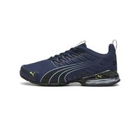 PUMA Herren Voltaic Evo Cross Trainer Sneaker, Club Navy Black-Electric Lime, 46 EU