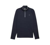 PUMA Herren Waffle Golf-Fleece mit viertellangem Reißverschluss L Deep Navy Blue