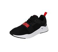 Puma Herren Wired Run Jr Gymnastikschuh, schwarz/rot, 44.5 EU