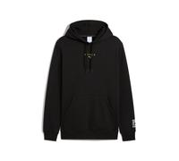 Sweatshirt PUMA "PUMA x HYROX Schwerer Hoodie Herren", Herren, Gr. XXL, schwarz, Obermaterial: 66% Baumwolle, 34% Polyester; Rippe: 3% Elasthan, 97% Baumwolle, relaxed fit, Rundhals, Langarm, Sweatshi