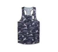 Puma Herren X Saysky Singlet AOP S blau