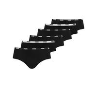 PUMA Hipster Damen im 6er-Pack, Kleidung, 5 Black