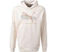 PUMA Hoodie Herren Baumwolle beige, XL