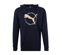 PUMA Hoodie Herren Baumwolle blau, M