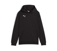 PUMA Jungen Teamgoal Casuals Hoody Jr Pullover, Puma Black-puma White, 128 EU