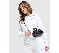 PUMA Hoops Crop Full Zip Hoodie - Damen, Grau - XS