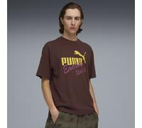 PUMA House of Graphics Casual T-Shirt Herren, Kleidung, Braun, M