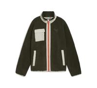 PUMA Hybrid Sherpa Jacket, Jungen Gewebte Jacken, Dark Olive, 626504 164