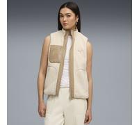 PUMA Hybrid Sherpa Wendbare Weste Damen, Kleidung, Weiß, XS White