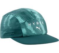 Puma Damen/Herren/Unisex x Hyrox Running 5 Pannel Graphic Cap grün