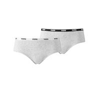 PUMA Iconic Hipster 2er Pack Damen Grau (328) grau XS