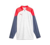 Puma Individualcup 1/4 Zip Top Jr Sweatshirt weiss 140