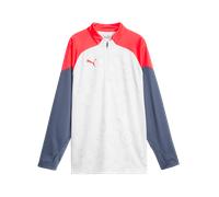 PUMA individualCUP HalfZip Sweatshirt Kids F53 176 weiss