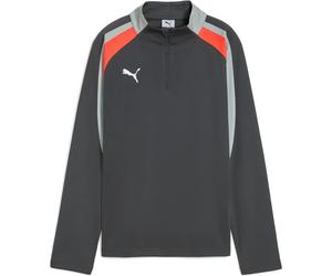 Puma IndividualLIGA 1/4 Zip Kinder Sweatshirt, grau 152