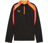 Puma IndividualLIGA 1/4 Zip Kinder Sweatshirt, schwarz 140