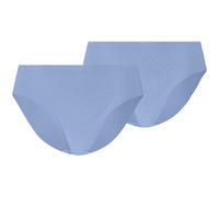 Puma Invisible Cotton Briefs 2er-Pack Damen Unterhose, blau, Gr. M