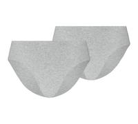 Puma Invisible Cotton Briefs 2er-Pack Damen Unterhose, grau, Gr. M