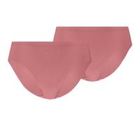 Puma Invisible Cotton Briefs 2er-Pack Damen Unterhose, pink, Gr. L