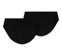 Puma Invisible Cotton Briefs 2er-Pack Damen Unterhose, schwarz L
