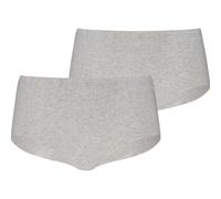 Puma Invisible Cotton Mini 2er-Pack Damen Unterhose, grau M