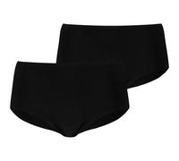 Puma Invisible Cotton Mini 2er-Pack Damen Unterhose, schwarz, Gr. XS