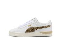 Puma Jada Classic Animal Flair Sneakers Damen Schuhe | Mit Animal Print | White/Gold/Exotic Red | Größe: 40 White