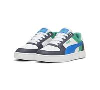 Sneaker PUMA "PUMA Caven 2.0 Block Sneakers Jugendliche" Gr. 37, weiß (white hyperlink blue galactic gray) Kinder Schuhe (26371326-37) white hyperlink blue galactic gray