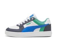 Sneaker PUMA "PUMA Caven 2.0 Block Sneakers Jugendliche" Gr. 37, weiß (white hyperlink blue galactic gray) Kinder Schuhe (26371326-37) white hyperlink blue galactic gray