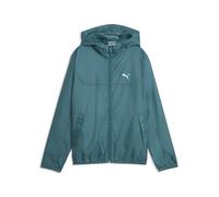 Windbreaker PUMA "Essentials Regular Windjacke Jugendliche", Mädchen, Gr. 122, emerald ice grün, Obermaterial: 100% Polyester. Taschenfutter: 100% Polyester, Jacken Windbreaker (82343735-122) emerald