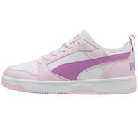 PUMA Jugendliche Rebound V6 Low Sneakers 37, Pearl Pink Mauve Pop White