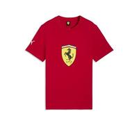 PUMA Jugendliche Scuderia Ferrari Coloured Shield T-Shirt 140, Rosso Corsa Red