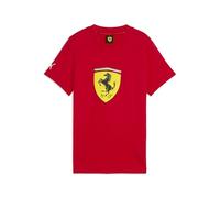PUMA Jugendliche Scuderia Ferrari Sportswear Coloured Big Shield T-Shirt 164, Rosso Corsa Red