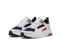 Sneaker PUMA "Trinity 2 LT Sneakers Jugendliche", Jungen, Gr. 36, navy weiß feather gray rot fire blau, Obermaterial: Synthetik, Textil. Futter: Textil. Innensohle: Textil. Laufsohle: Synthetik, Gummi