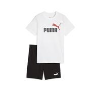 Puma Jungen-Set Tee & Shorts ESS 2 COLOR No. 1 Logo – Gestrickt – Weiß 128